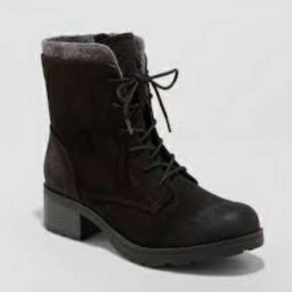 Universal Thread Shoes - WOMEN'S DEZ LACE UP HIKER COMBAT BOOTS
